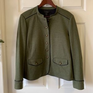 J. Crew Green Military Jacket